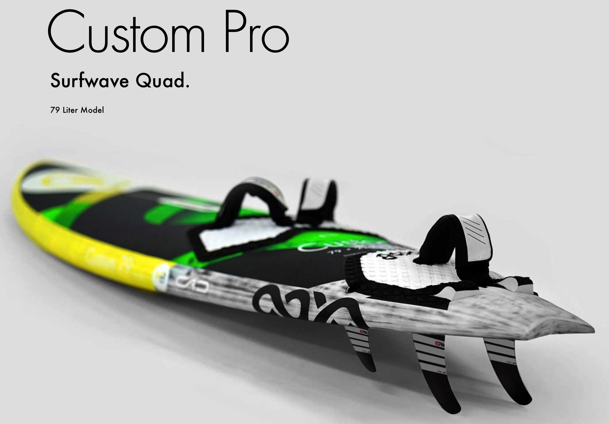 Goya Custom Quad Pro Wave Windsurf Board 2019