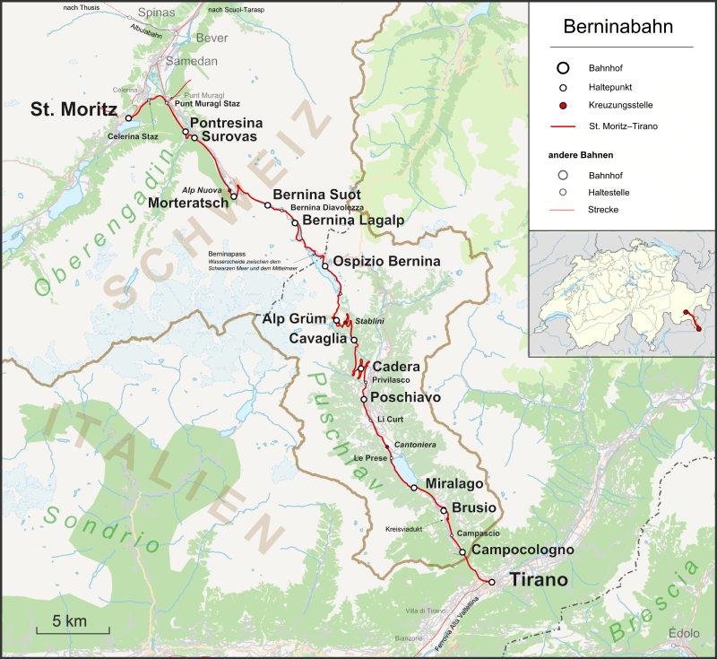 Berninabahn ridotto