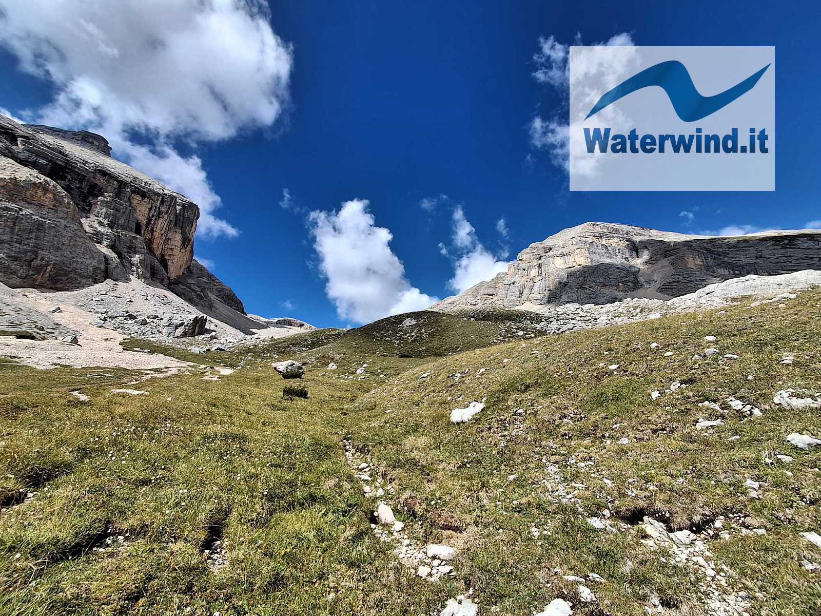 Trekking: from Capanna Alpina to Piz Lavarella, Alta Badia, South Tyrol, Dolomites.