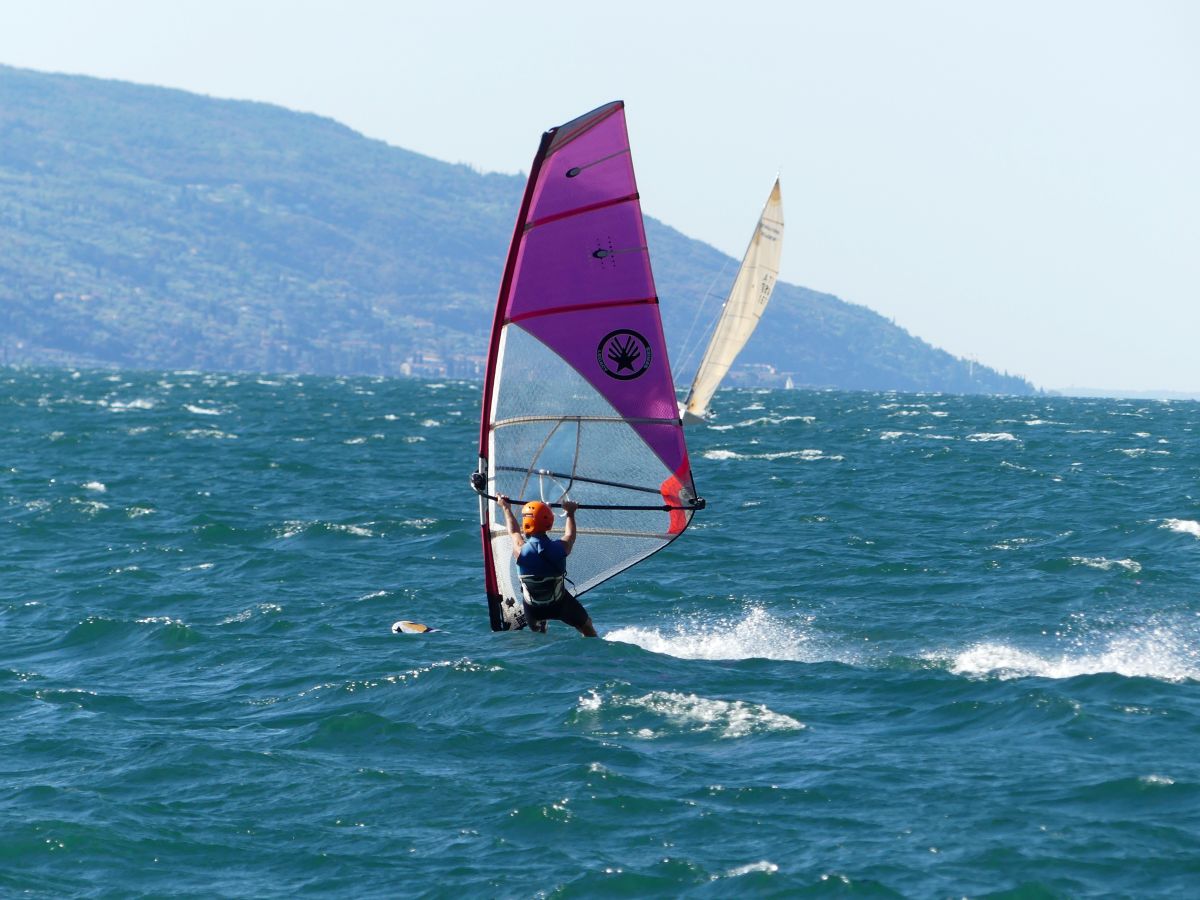 Windsurfing: Pra de la Fam, Lake Garda (Peler) P1230823